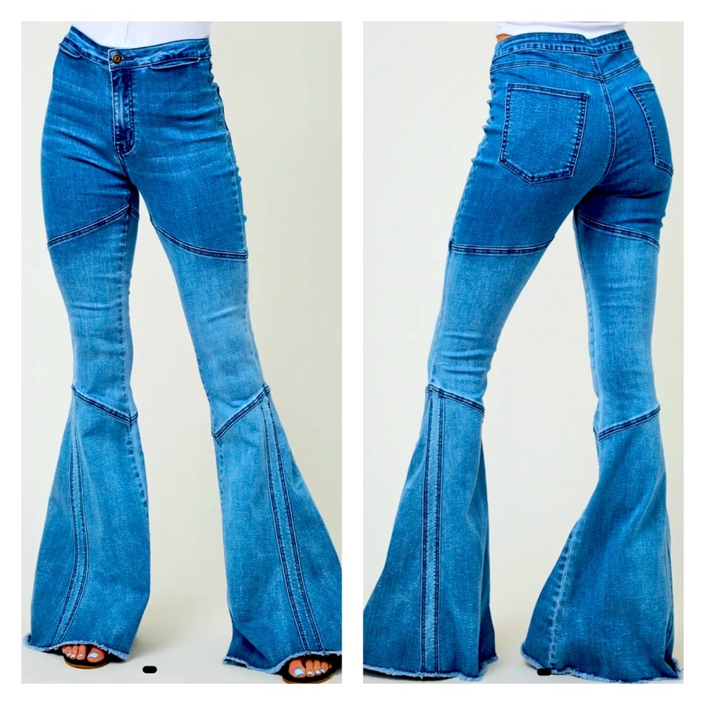 Ombré Super Flare Denim